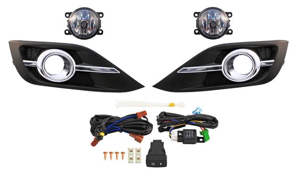 FARO NIEBLA CRV 12-14 C/PARRILLA FILO CROM JGO ***5