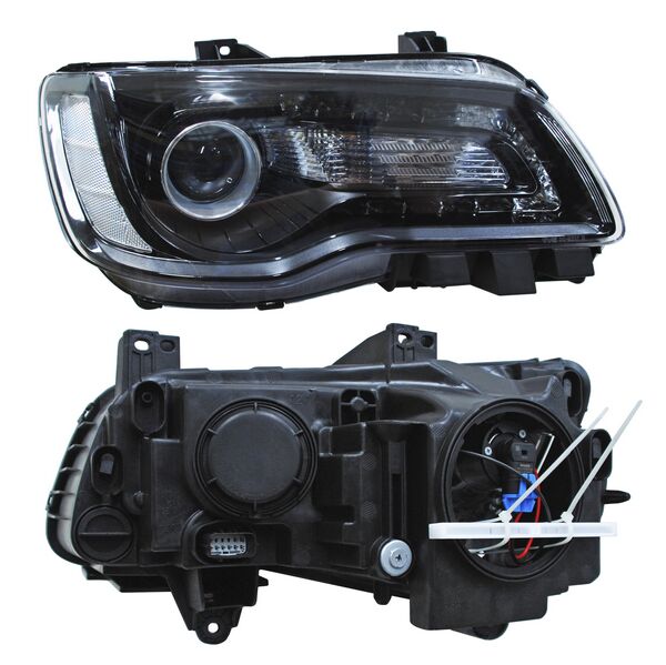 FARO CHRYSLER 300 15-17 FONDO NEGRO TYC BBBB DER