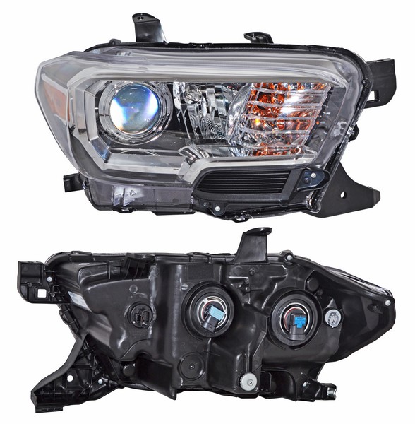 FARO TACOMA 19-23 FONDO NEGRO C/ANILLO INT CROMADO TYC DER 28707 2280.10