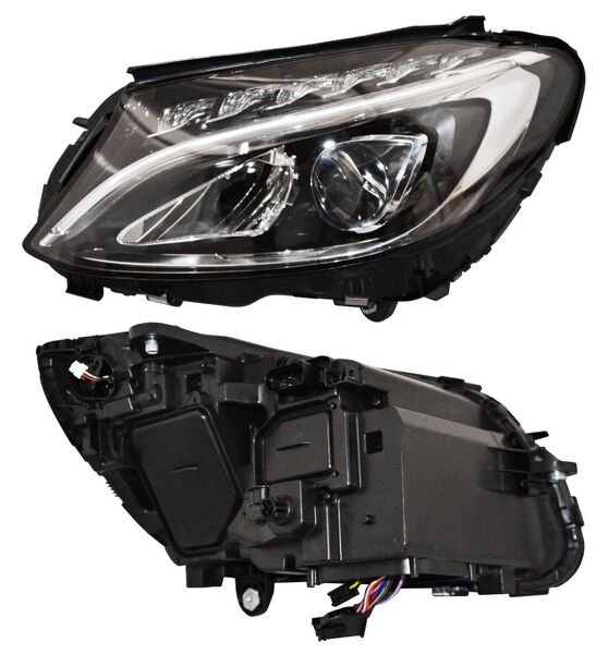 FARO MBENZ CLASE C 15-18 ELECT C/MOTOR LEDS TYC IZQ