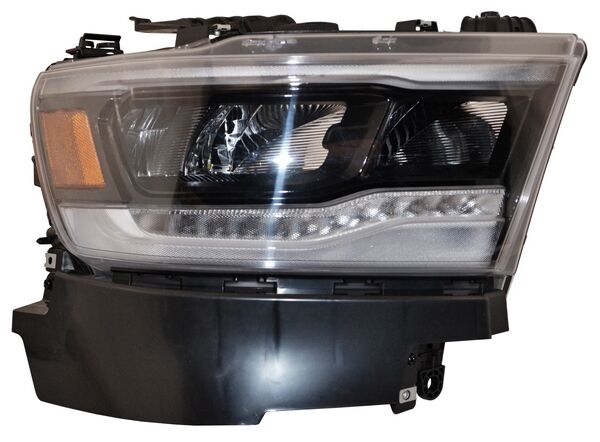 FARO DODGE PU 19-24 FONDO NEGRO LEDS TYC NSF DER