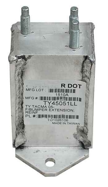 BRAZO DEFENSA DEL TACOMA 05-15 EXT ALUM DMV IZQ