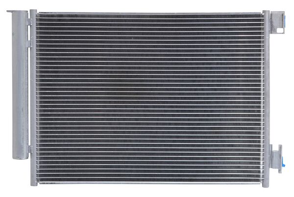 CONDENSADOR VERSA 20-25/ SENTRA 20-25/ KICKS 17-25 L4 1.6, 2.0 LTS AUT/STD C/SECADOR 20 3/5X15 1/2X12MM ALUMINIO SOLDADO NZL