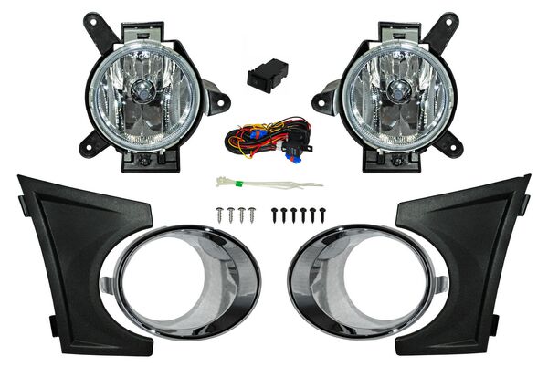 FARO NIEBLA SPARK 11-12 C/PARRILLA C/BISEL CROM JGO 352 CCC2