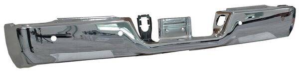 DEFENSA TRAS DODGE PU 09-19 CROMADA S/HULES C/HOYO P/SENS Q10