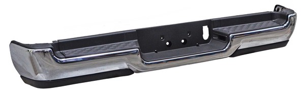 DEFENSA TRAS DODGE PU 19-24 CROM COMPLETA S/HOYO P/SENS G15