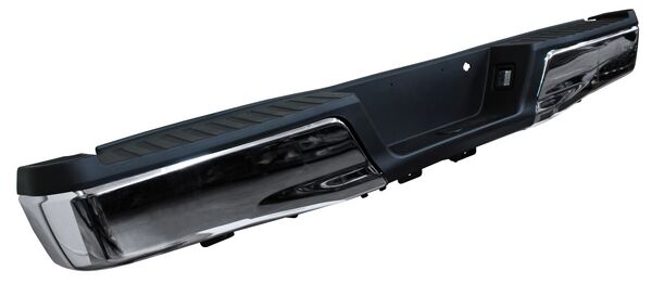 DEFENSA TRAS FORD PU 15-20 /F-150 2015-2020/ CROMADA COMPLETA S/HOYO P/SENS MTP Q10