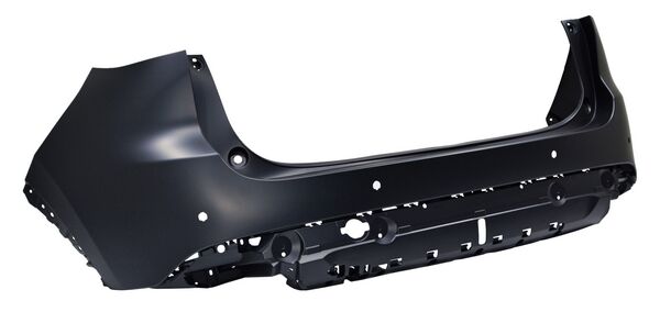 DEFENSA TRAS MAZDA CX5 22-25 C/HOYO P/SENS SUP