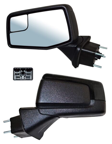 ESPEJO CHEV PU GMC SIERRA 19-23 ELECT P/PINT C/DESEMP C/PUNTO CIEGO 7 PINES IZQ