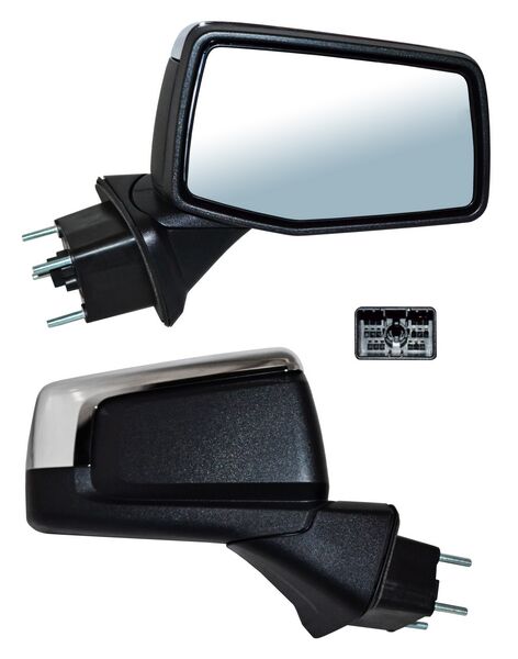 ESPEJO CHEV PU GMC SIERRA 19-23 ELECT CROM C/DESEMP C/SENS TEMP 7 PINES DER