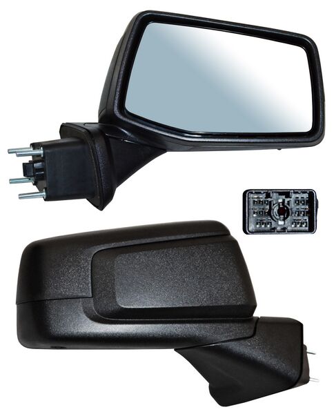ESPEJO CHEV PU GMC SIERRA 19-23 MANUAL POROSO C/SENS TEMP 2 PINES DER