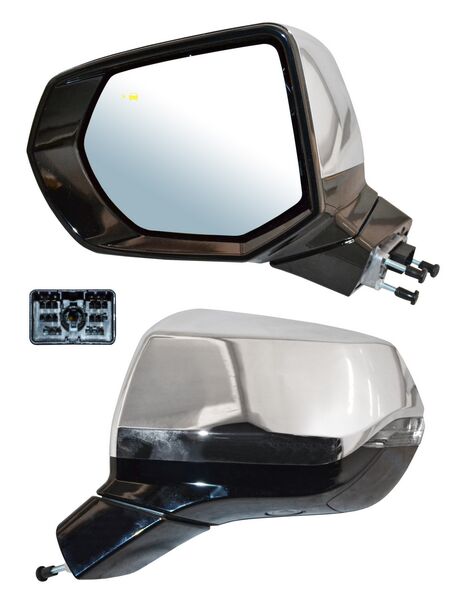 ESPEJO TAHOE / YUKON 21-23 ELECT CROM C/SENSOR PUNTO CIEGO C/DIRECC C/MEM C/LUZ INF AUTOABATIBLE C/DESEMP 14 PINES IZQ