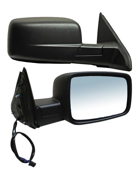 ESPEJO DODGE PU / RAM 11-20 ELECT C/DESEMP NEGRO 5 PINES DER