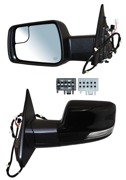ESPEJO DODGE PU 19-25 RAM ELECT P/PINT C/DESEMP C/SENSOR Y PUNTO CIEGO C/DIRECC C/LUZ INF C/MEM IZQ
