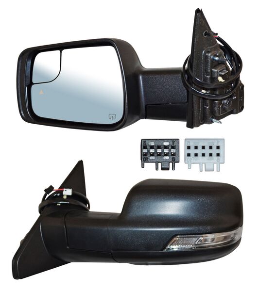 ESPEJO DODGE PU 19-25 RAM ELECT POROSO C/DESEMP C/SENSOR Y PUNTO CIEGO C/DIRECC C/LUZ INF 11 PINES IZQ