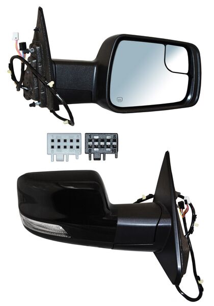 ESPEJO DODGE PU 19-25 RAM ELECT P/PINT C/DESEMP C/SENSOR Y PUNTO CIEGO C/DIRECC C/LUZ INF C/MEM 18 PINES DER