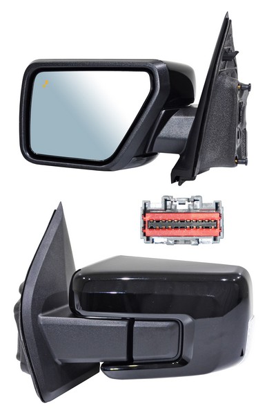 ESPEJO FORD PU 21-24 F150 ELECT P/PINT C/DIRECC C/DESEMP C/LUZ INF C/SENS PUNTO CIEGO C/MEM AUTOABATIBLE 16 PINES IZQ