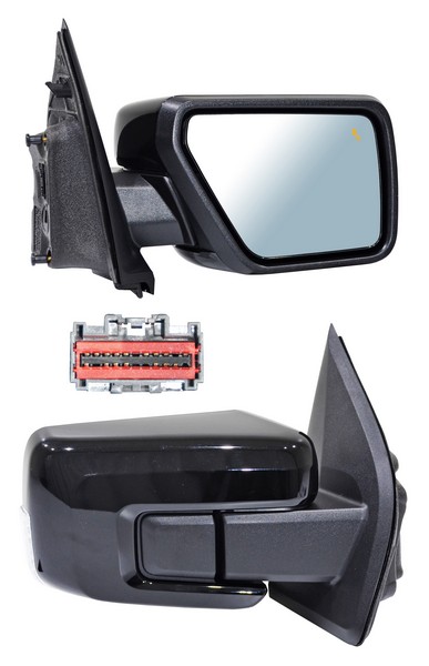 ESPEJO FORD PU 21-24 F150 ELECT P/PINT C/DIRECC C/DESEMP C/LUZ INF C/SENS PUNTO CIEGO C/SENS TEMP C/MEM AUTOABATIBLE 16 PINES DER