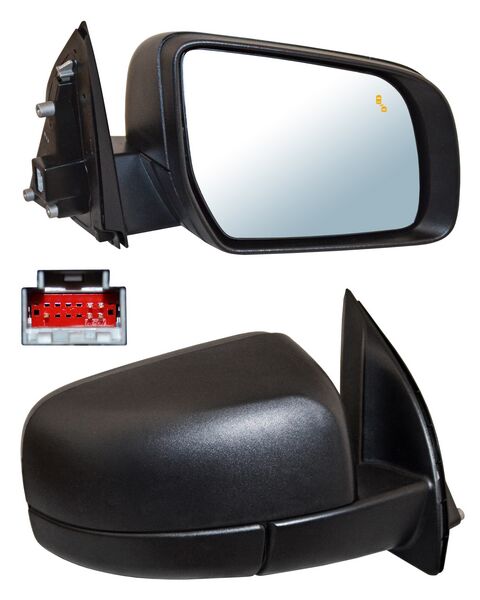 ESPEJO RANGER 17-23 ELECT POROSO C/SENSOR Y PUNTO CIEGO DER