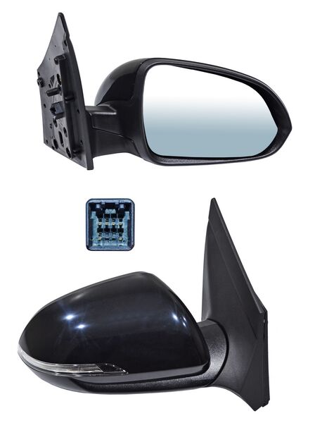 ESPEJO ACCENT 18-22 ELECT P/PINT C/DIRECC C/DESEMP S/PUNTO CIEGO 6 PINES DER