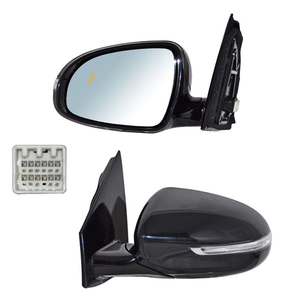 ESPEJO SPORTAGE 17-22 ELECT C/DESEMP C/DIRECC AUTOABATIBLE C/SENS PUNTO CIEGO 10 PINES IZQ