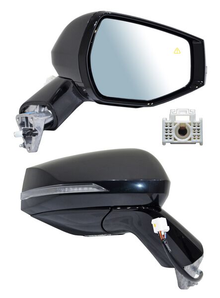 ESPEJO SPORTAGE 23-25 ELECTRICO P/PINT BASE NEGRA C/DESEMP C/DIRECC C/SENSOR PUNTO CIEGO 8 PINES DER