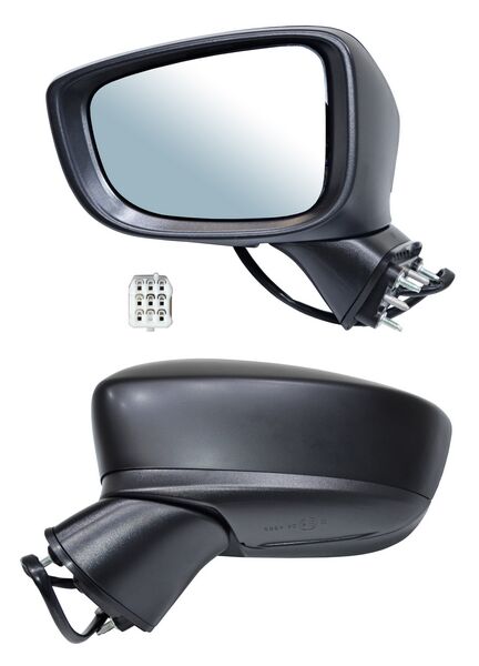 ESPEJO MAZDA 2 16-25/ YARIS R 16-20 ELECT P/PINT C/DIRECC C/DESEMP 6 PINES IZQ 287