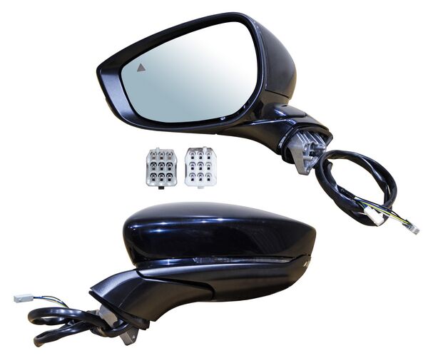 ESPEJO MAZDA 3 19-25 ELECT P/PINTAR C/DIRECC C/MEM C/SENSOR PUNTO CIEGO C/DESEMP 11 PINES IZQ