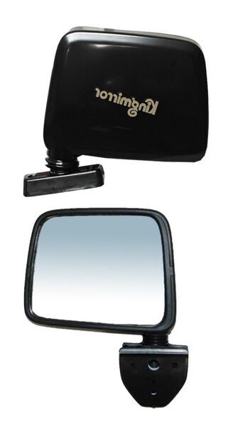 ESPEJO NISSAN PU D21 86-88 S/CONT NEGRO IZQ