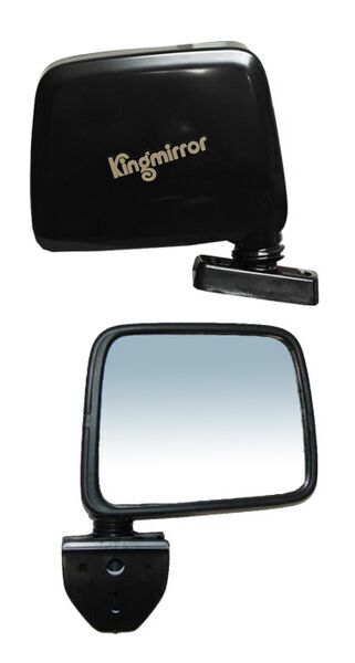 ESPEJO NISSAN PU D21 86-88 S/CONT NEGRO DER