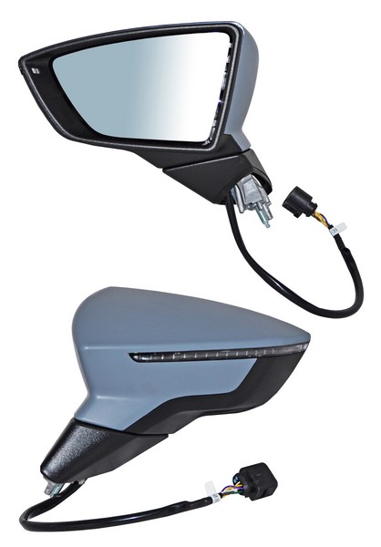 ESPEJO LEON 14-20 ELECT P/PINT C/DIRECC C/DESEMP 8 PINES IZQ