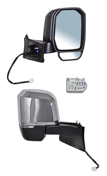 ESPEJO HIACE 20-24 ELECT CROM C/DIRECC AUTOABATIBLE 7 PINES DER