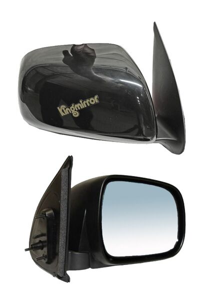 ESPEJO HILUX 05-11 S/CONT NEGRO LISO DER