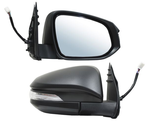 ESPEJO HILUX 16-25 ELECT NEGRO C/DIRECC ABATIBLE 7 PINES DER 28610 1180.09