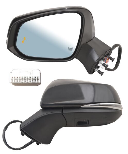 ESPEJO SIENNA 21-25 LE ELECT P/PINT C/SENSOR PUNTO CIEGO C/DESEMP C/DIRREC /LUZ INF C/MEM AUTOABATIBLE 14 PINES IZQ