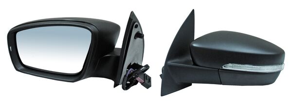 ESPEJO GOL 13-21 / SAVEIRO 14-20 ELECT C/DIRECC POROSO 5 PINES IZQ 28709