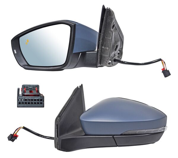 ESPEJO TCROSS 20-21 ELECT P/PINT C/DIRECC C/SENSOR PUNTO CIEGO C/DESEMP 8 PINES IZQ