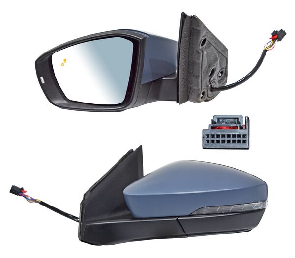 ESPEJO TCROSS 20-21 ELECT P/PINT C/DIRECC C/SENSOR PUNTO CIEGO C/DESEMP AUTOABATIBLE 14 PINES DER