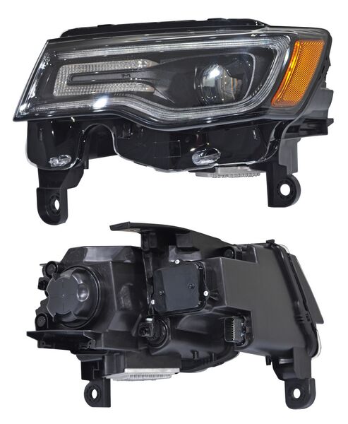 FARO GRAND CHEROKEE 17-21 C/LUZ DIA LED FILO NEGRO ALD253 288 NZL IZQ
