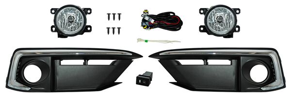 FARO NIEBLA CIVIC 19-20 C/PARRILLA C/MOLD CROM JGO 352 624