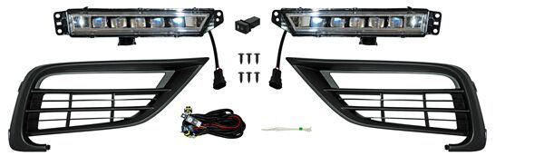 FARO NIEBLA INSIGHT 19-20 LEDS C/PARIILLA JGO 352