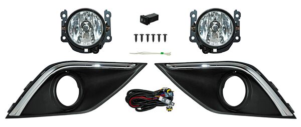 FARO NIEBLA OUTLANDER 16-19 C/PARRILLA FILO CROM JGO 352