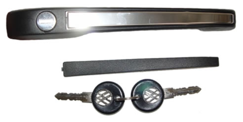 MANIJA EXT ATLAN/ JETTA 87-92/ CARIBE/ GOLF 87-92 NEGRA C/LLAVE DEL PLASTICO IZQ 28611
