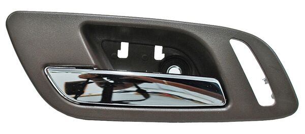 MANIJA INT CHEV PU LTZ/ SLT/ SUB/ AVALAN/ TAHOE/ YUKON/ DENALI 07-14 CAFE/ CROMO C/HOYO DEL PLASTICO ***5 IZQ