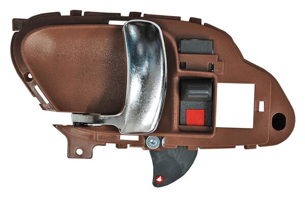 MANIJA INT CHEV PU/ SUB/ BLAZER/ YUKON/ TAHOE/ ESCALADE 95-98 CAFE/ CROMO PLASTICO ***** IZQ