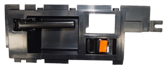 MANIJA INT S10/ BLAZER/ SONOMA/ BRAVADA 86-90 NEGRA DEL PLASTICO IZQ