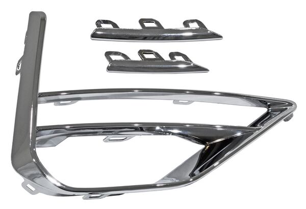 MOLDURA PARRILLA TIGGO 8 PRO 23-24 P/FARO NIEBLA SET 3PCS CROM DER