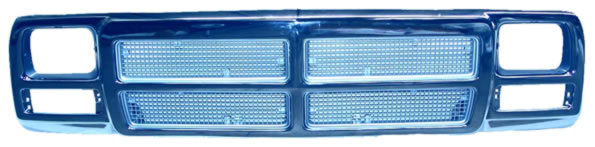 MARCO PARRILLA DODGE PU 92-93 CROMADO S/LETRAS C/INS CCC.51.9