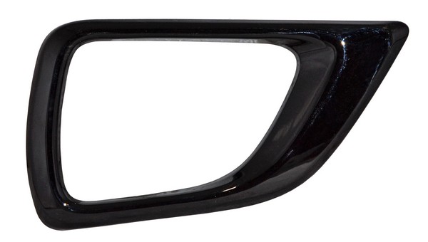 MOLDURA PARRILLA NISSAN NP300/ FRONTIER 16-20 NEGRA P/FARO NIEBLA 352 DER