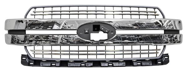 PARRILLA FORD PU 18-20 PLATA C/MOLD CROM G15